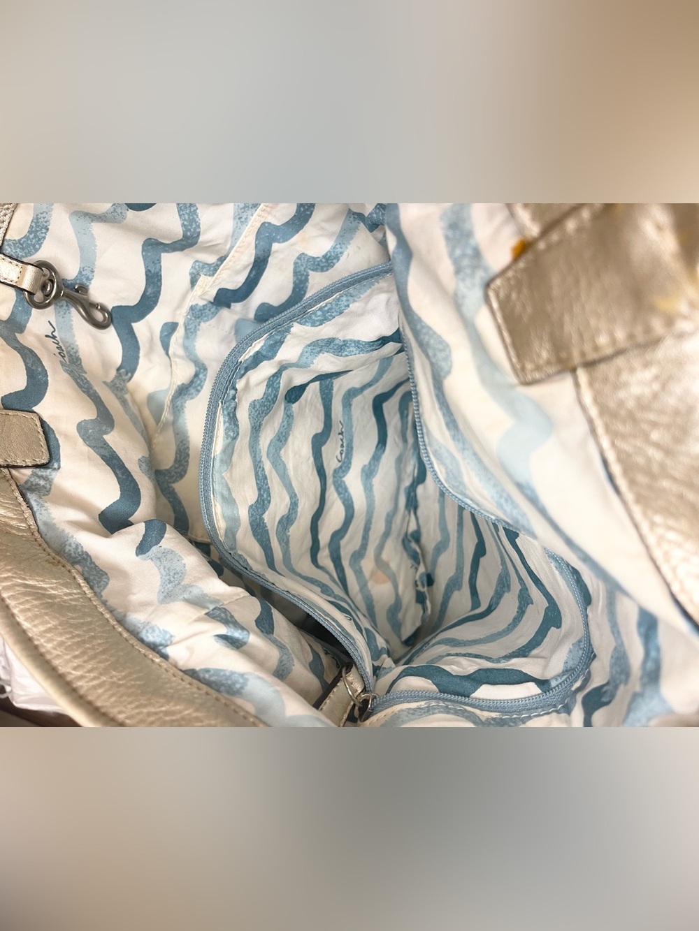 Coach Audrey Leigh Seahorse Beach Tote Bag (Style #17039) Limited Edition - Picture 14 of 17